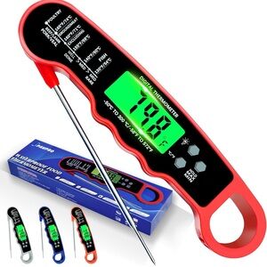 Pawpro Digital Meat Thermometer with Red Handle